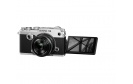 OLYMPUS PEN-F Argent + 17 mm f/1,8 Noir
