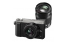 PANASONIC LUMIX DMC-GX80 Argent + 12-32 mm f/3,5-5,6 Mega OIS + 35-100 mm f/3,5-5,6 Mega OIS