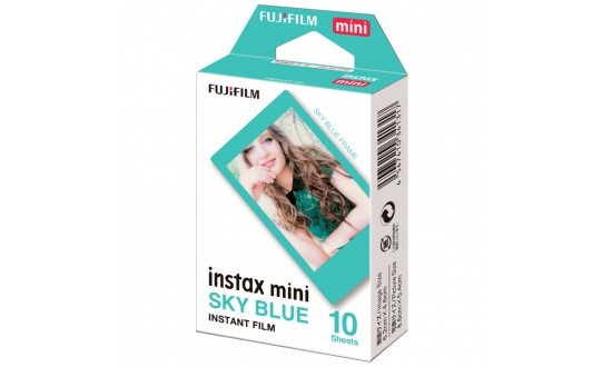 FUJIFILM Film Instax Mini Blue Frame 10 Poses
