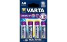 VARTA Pile Lithium AA / LR6 x4