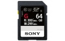 SONY SD SERIE G 64GB R300W299 UHS-II CL 10 FASTEST