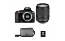 NIKON D3500 + AF-S DX 18-140 mm f/3,5-5,6 G ED VR + Fourre-Tout + SD 16 Go