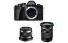 OLYMPUS OM-D E-M10 III Noir + 12-200 mm + 45 mm f/1,8 OFFERT