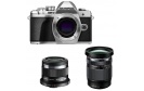 OLYMPUS OM-D E-M10 III Argent + 12-200 mm + 45 mm f/1,8 OFFERT