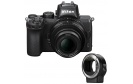 NIKON Z50 + 16-50 mm f/3,5-6,3 DX + Bague d'adaptation FTZ