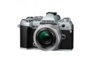 OLYMPUS OM-D E-M5 Mark III Argent + 14-42 mm f/3,5-5,6 EZ Pancake + 2e Batterie
