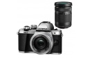 OLYMPUS OM-D E-M10 Mark II Argent + 14-42 mm f/3,5-5,6 EZ Pancake + 40-150 f/4,0-5,6 R mm Noir
