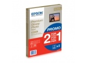 EPSON PAPIER PHOTO GLACE A4 15F 255G 1+1