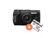OM SYSTEM TOUGH TG-7 Noir + 2? Batterie LI-92B OFFERTE