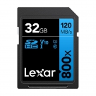 Nouveau : LEXAR PRO SD 800X 32GB CLASS 10 U3