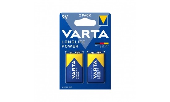 VARTA Pile High Energy 9V / 6LR61 x2