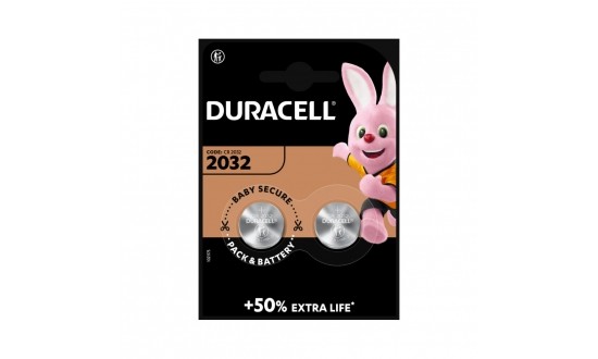 DURACELL CR2032 - 3V PILE LITHIUM X2