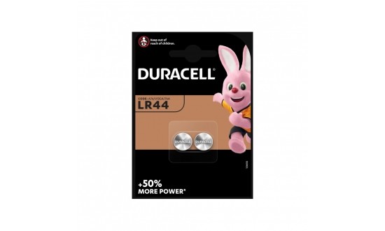 DURACELL LR44 - 1,5V PILE ALCALINE X2