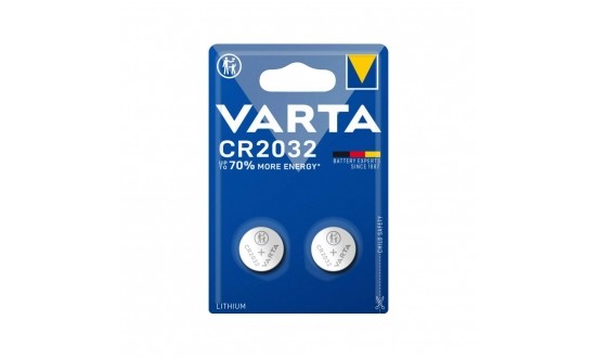 VARTA Professional Electronics Pile Bouton Lithium CR2032 X2