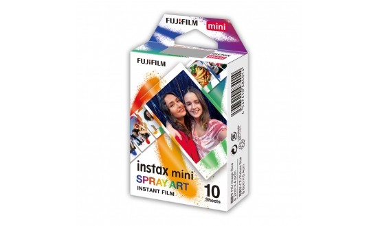 FUJIFILM Film Instax Mini Spray Art WW 10 Poses