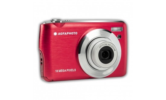 AGFA PHOTO AGFAPHOTO REALISHOT DC8200 Rouge + SD 16Go + Housse