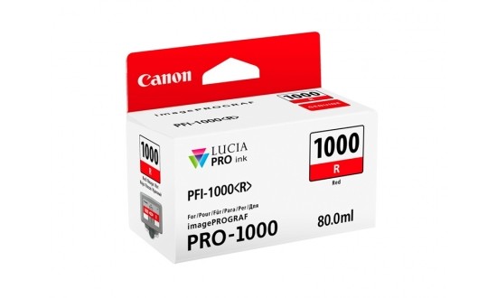 CANON PFI-1000R encre ROUGE