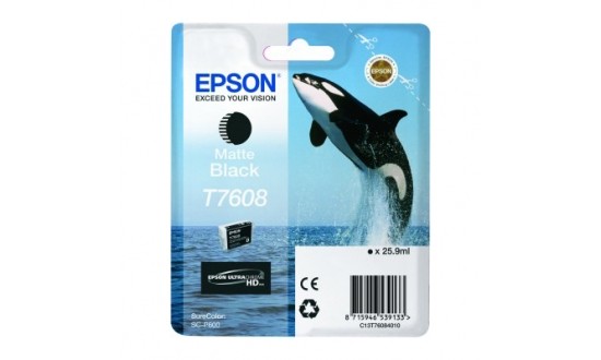 EPSON ENCRE T7608 ORQUE NOIRE MAT POUR P600