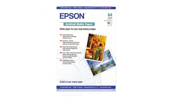 EPSON PAPIER MAT ARCHIVAL A4 50F 192G