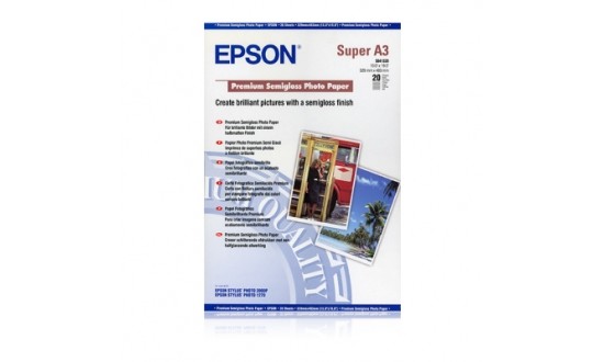 EPSON PAPIER PHOTO PREMIUM SEMI GLACE A3+ 20F 251G