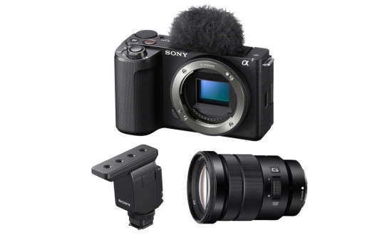 SONY ZV-E10 II + E 18-105 mm f/4 G OSS PZ + Micro ECM-B10