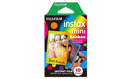 FUJIFILM Film Instax Mini Rainbow 10 Poses