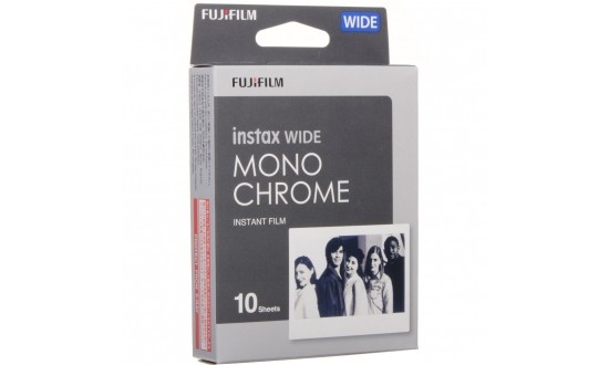 FUJIFILM Film Instax Wide Monochrome 10 Poses