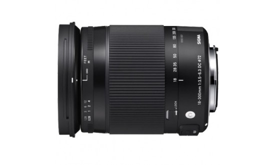 SIGMA 18-300 mm f/3,5-6,3 DC MAC OS HSM Canon Contemporary + Filtre 72 mm OFFERT