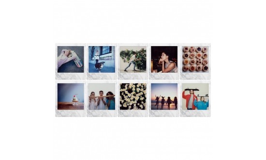 FUJIFILM FILM INSTAX SQUARE WHITEMARBLE 10 Poses