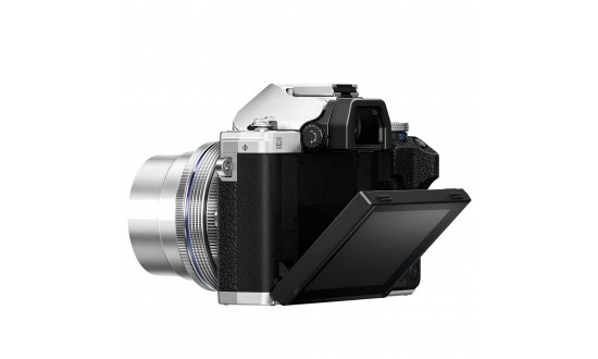 OLYMPUS OM-D E-M10 Mark IV Argent + 14-42 mm f/3,5-5,6 EZ Pancake Argent