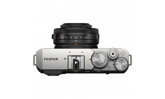FUJIFILM X-E4 Silver + XF 27 mm f/2,8 R WR Noir